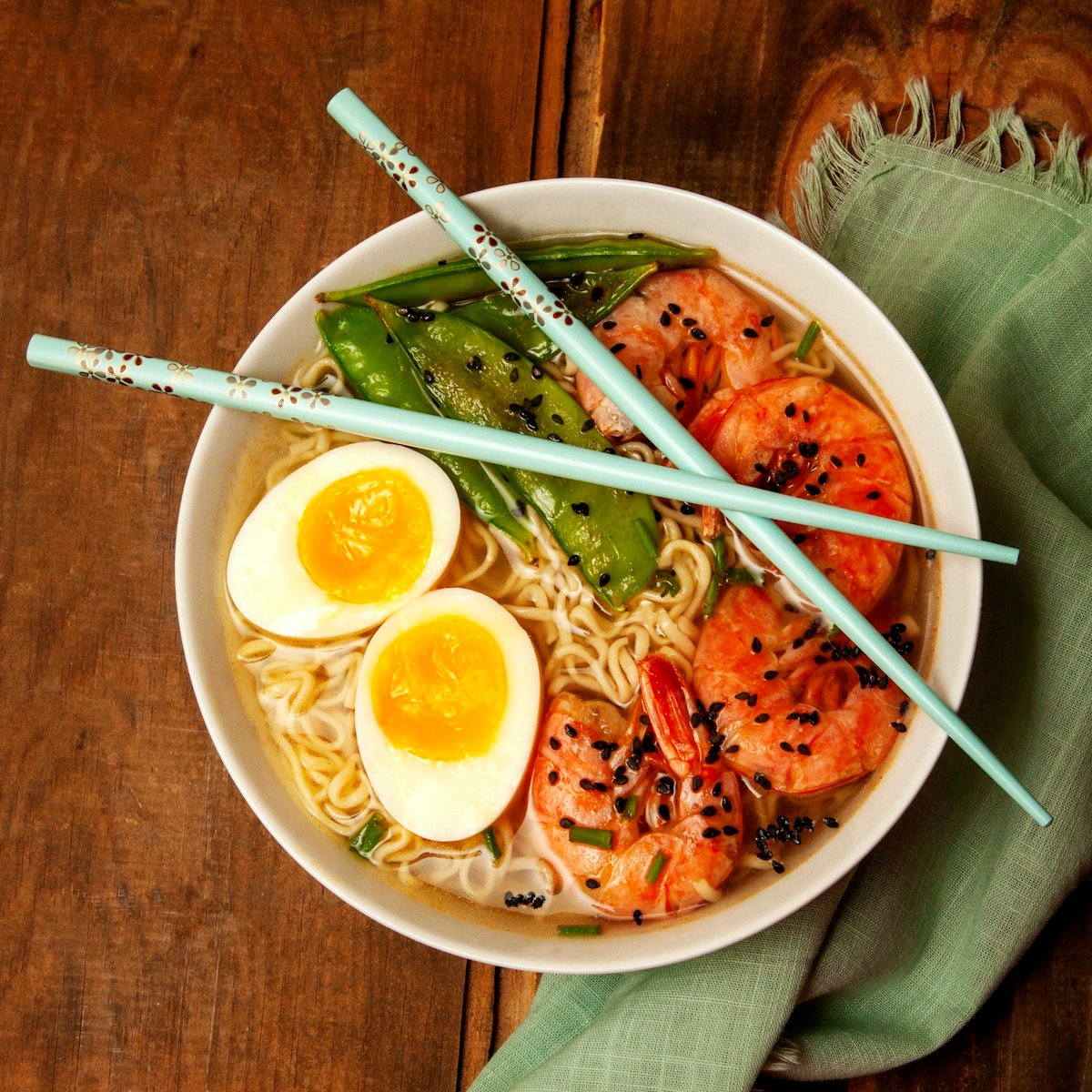 Ramen wird in Crave analysiert